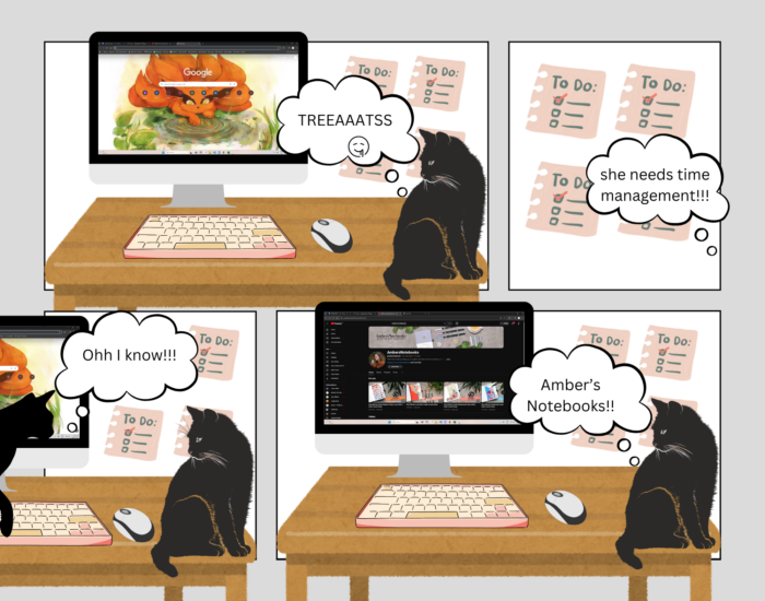 Amber's notebooks comic