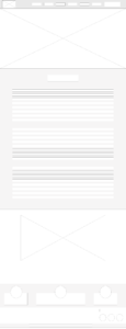 Blogs Wireframe