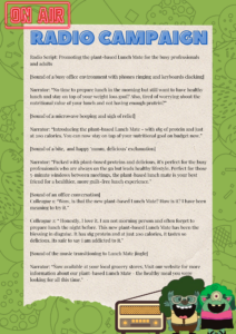 LunchMate Radio Script