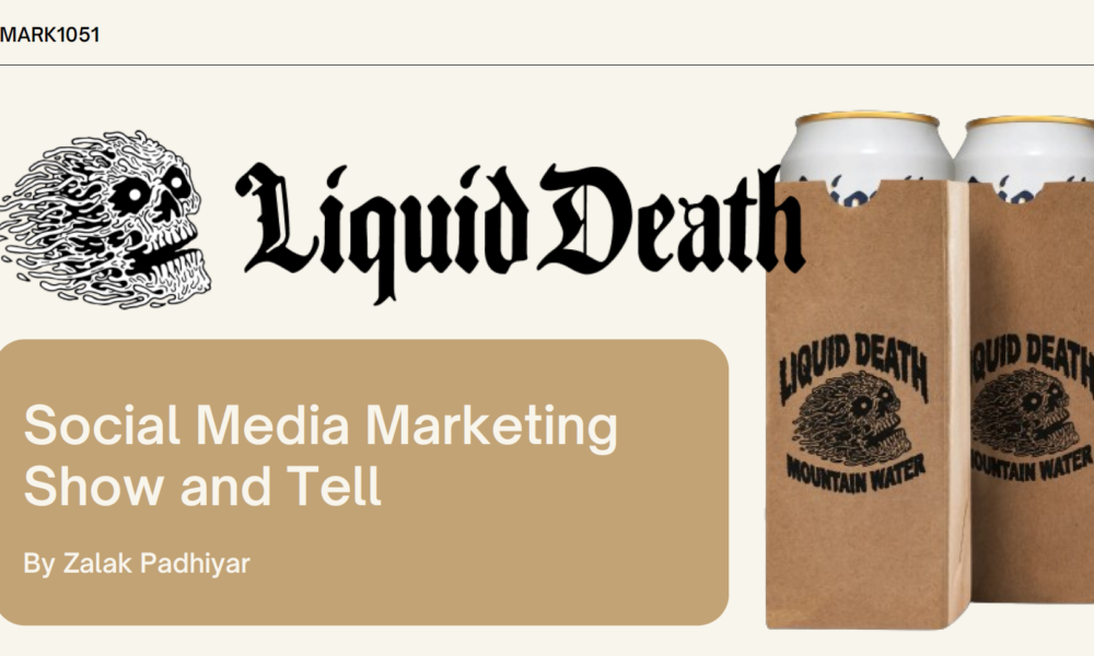 Liquid Death Show and Tell